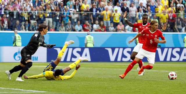 สวีเดน เฉือนชัย สวิสเซอร์แลนด์ 1-0 ประตู